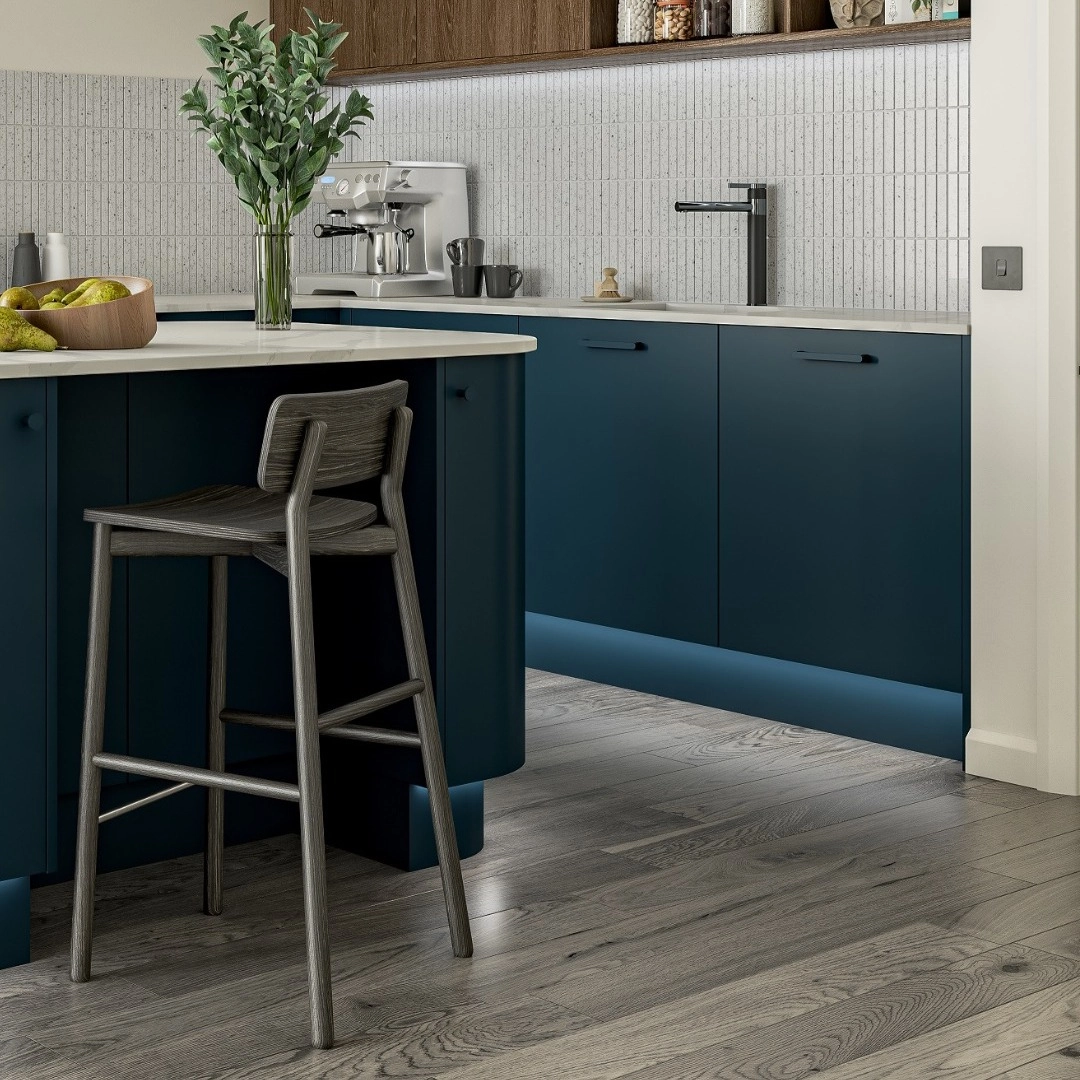 Modern Blue Designer Kitchen Modern Blue Designer Kitchen